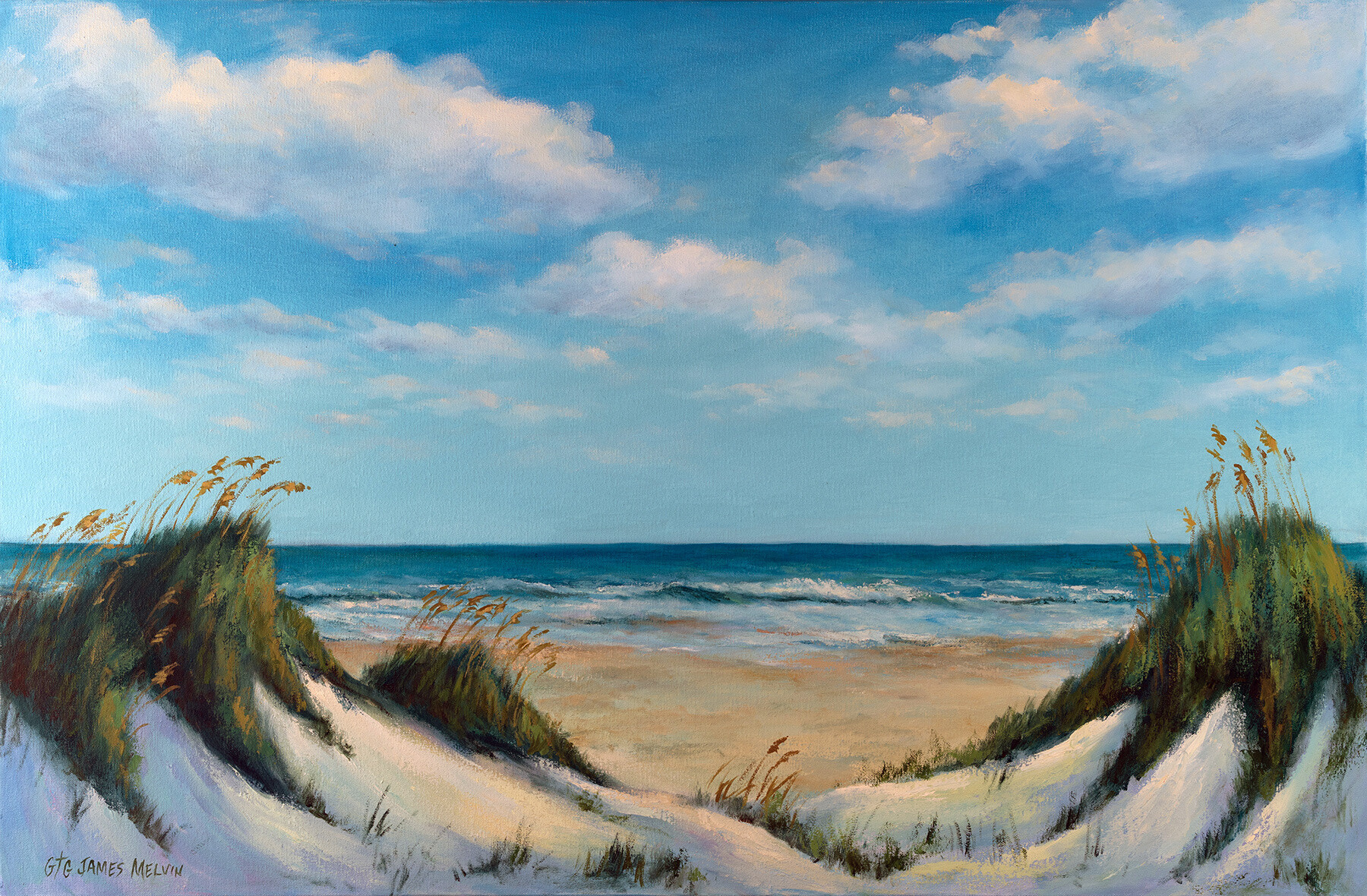 Beach Retreat by James Melvin, from New Works Gallery